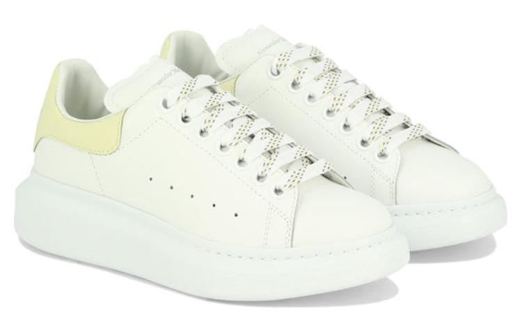 (WMNS) Alexander McQueen Oversized Shoes 'White Lemon Yellow' 718139WHGP53523 #