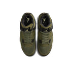 Jordan Retro 4-Style Sneakers – Olive Craft Edition