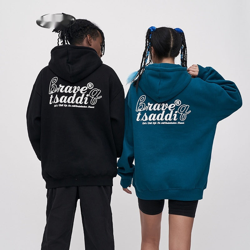 Couple Wear Fleece-Lined Pullover