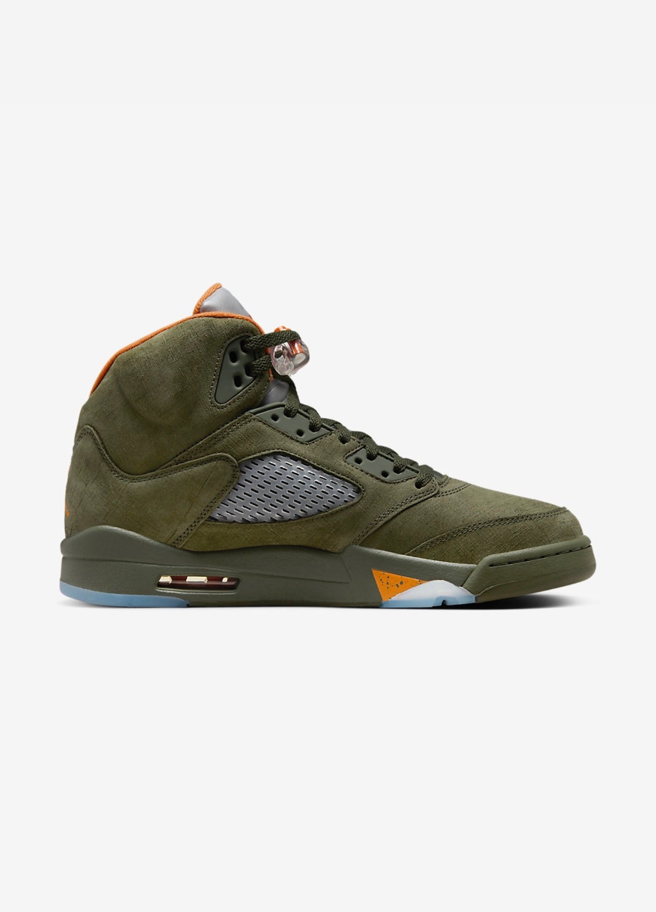 Air Jordan 5 Olive Tone Retro Kicks – Street Look