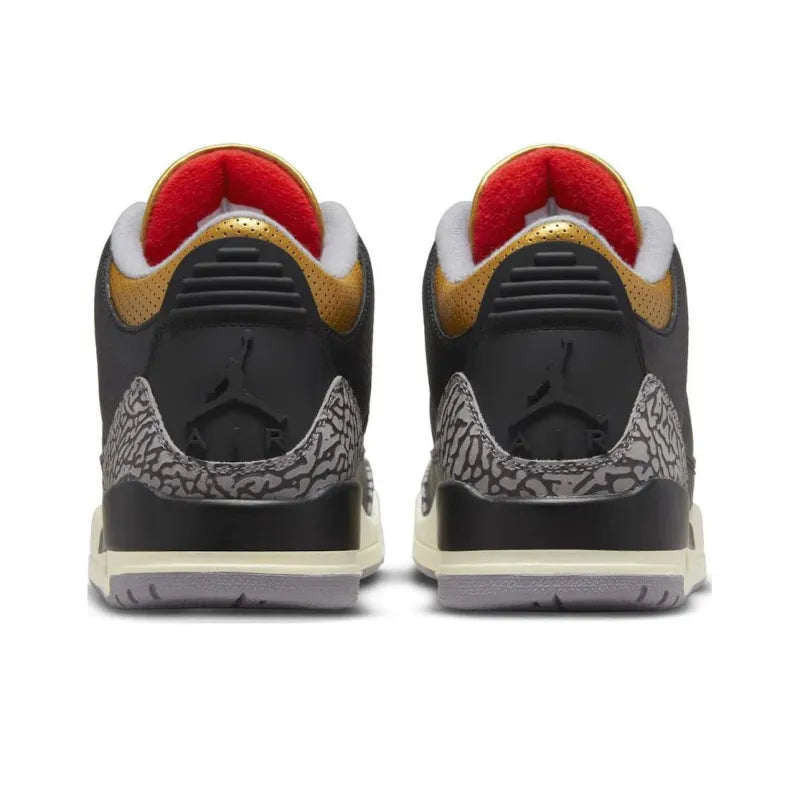 JORDAN 3 RETRO BLACK CEMENT GOLD