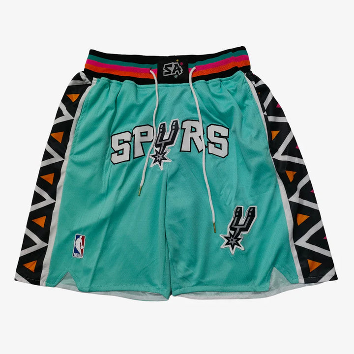 Spurs New Era Shorts Teal