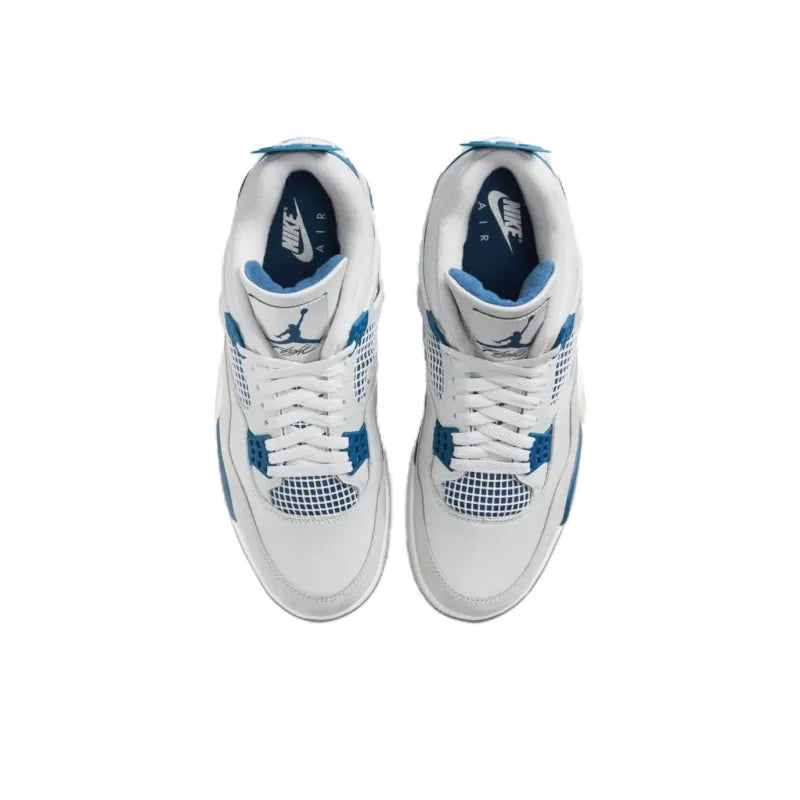 Air Jordan Retro 4‑Style Sneakers – Military Blue Edition