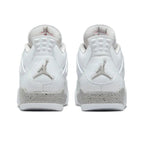 Air Jordan Retro 4-Style Sneakers – White Cement Edition