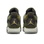 Jordan Retro 4-Style Sneakers – Olive Craft Edition