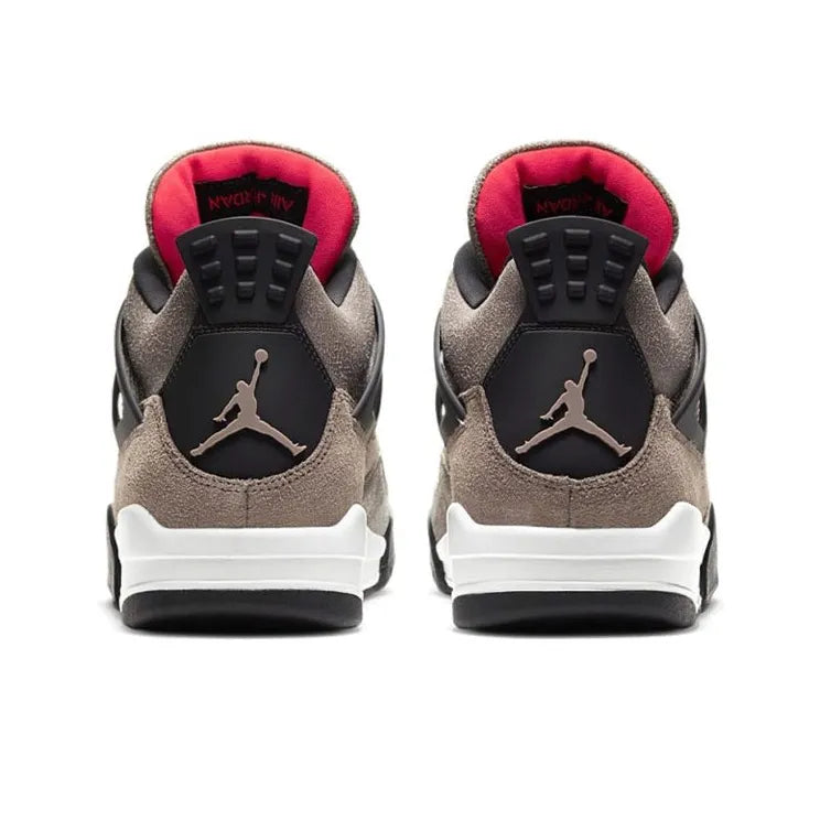 Air Jordan Retro 4-Style Sneakers – Taupe Haze Edition