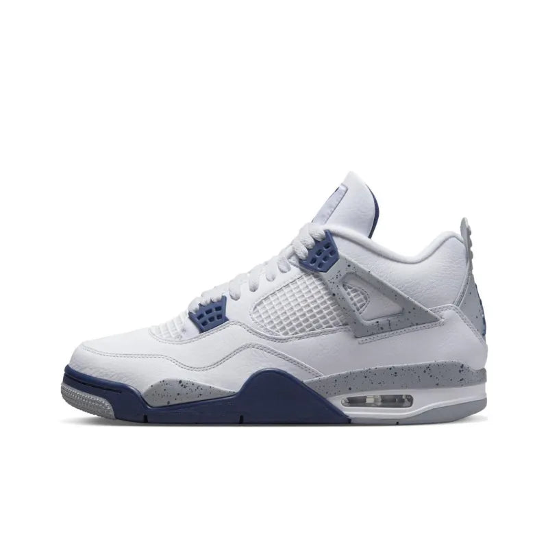 Air Jordan Retro 4-Style Sneakers – Midnight Navy Edition