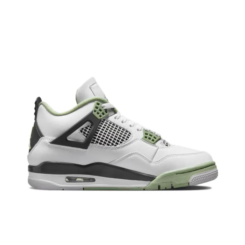 Air Jordan Retro 4-Style Sneakers – Seafoam Edition