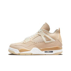 Air Jordan Retro 4-Style Sneakers – Shimmer Nude Edition