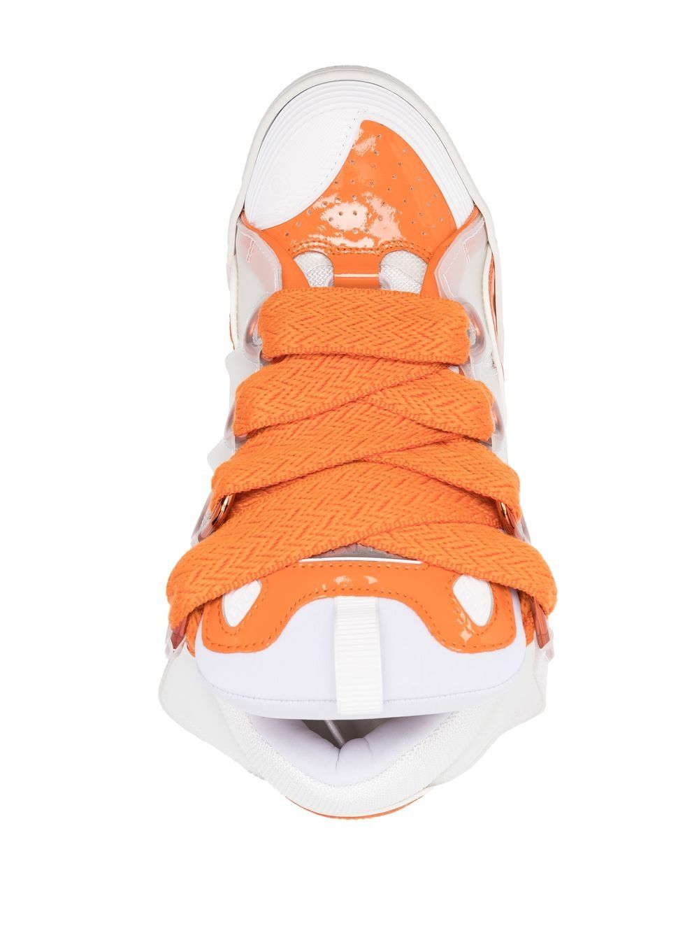 ORANGE AND WHITE LANVIN - SNEAKER