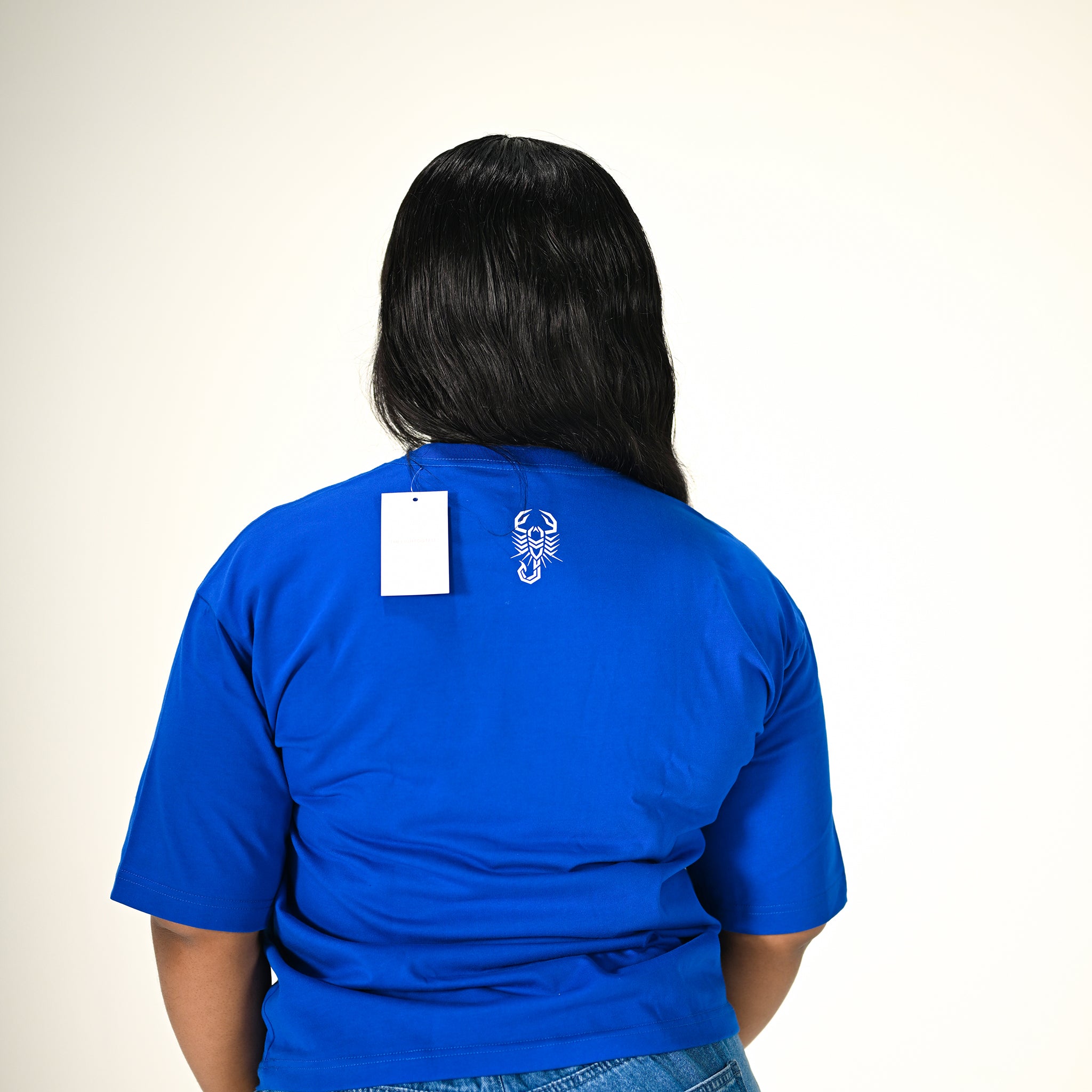 TLO No Talk Just Action – Royal Blue | Oversized Tee