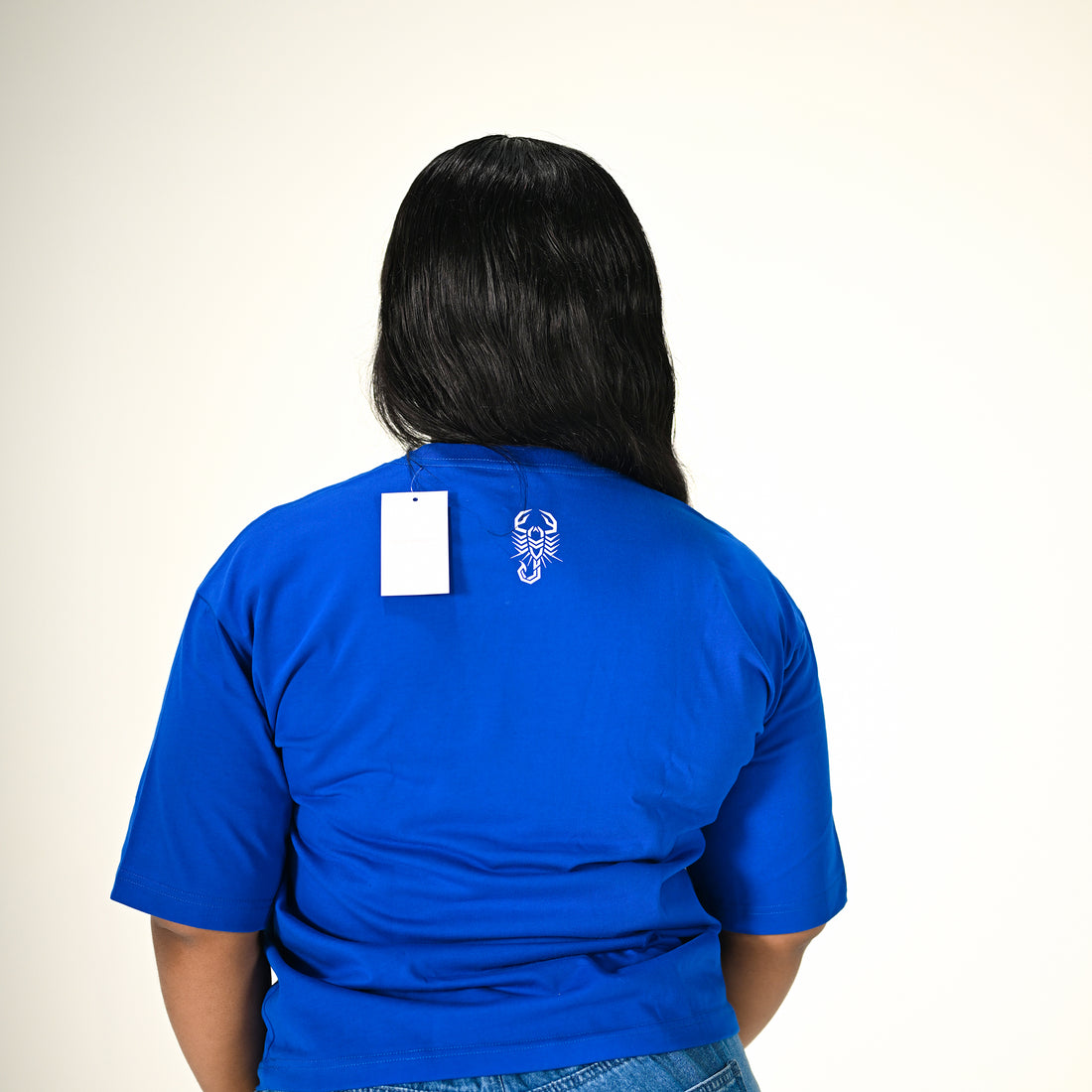 TLO No Talk Just Action – Royal Blue | Oversized Tee