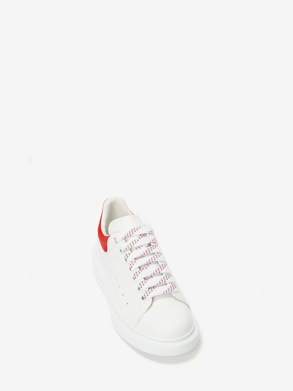 Men's Oversized Sneaker in White/lust Red