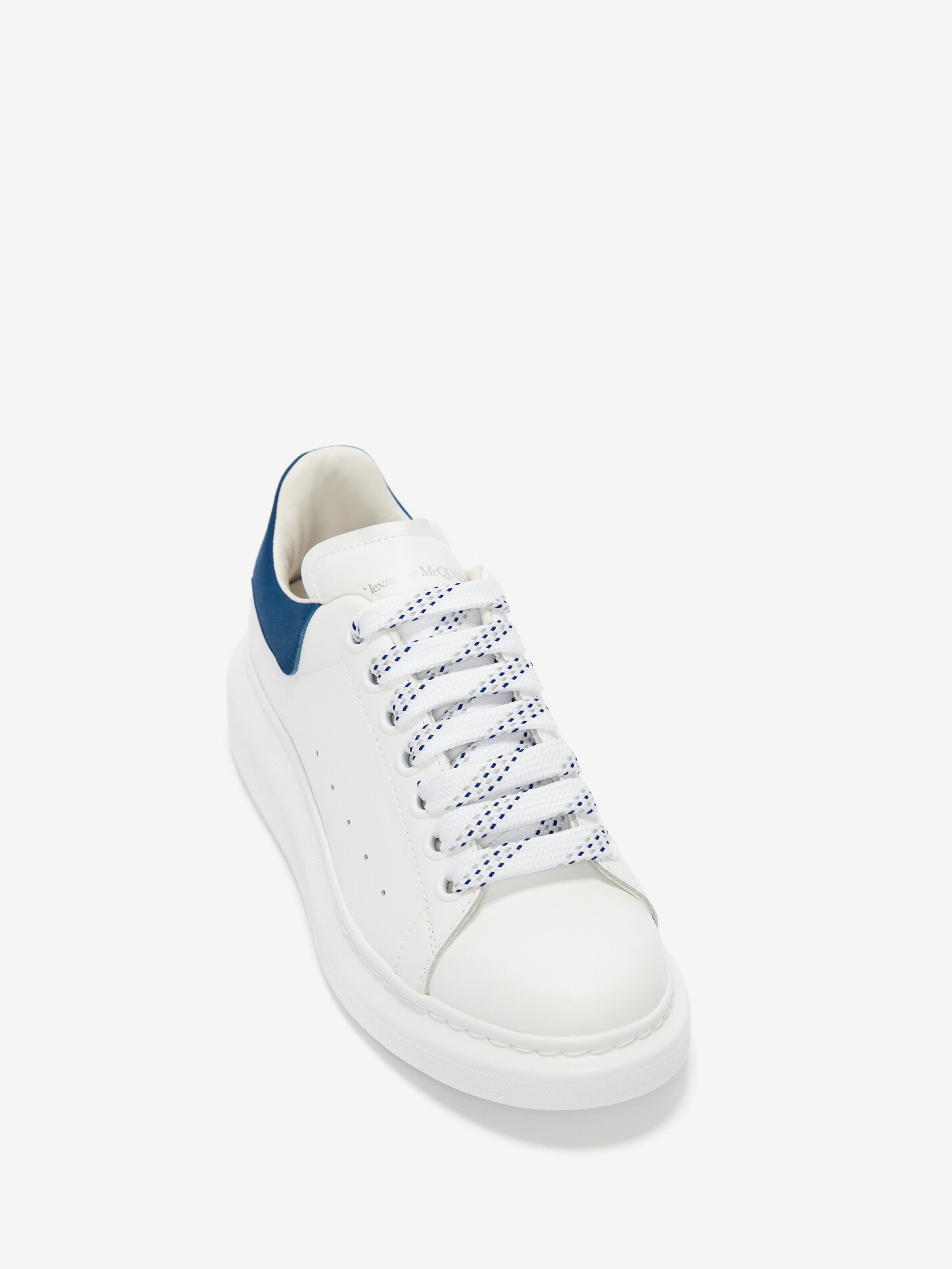 Men's Oversized Sneaker in White/Paris Bleu