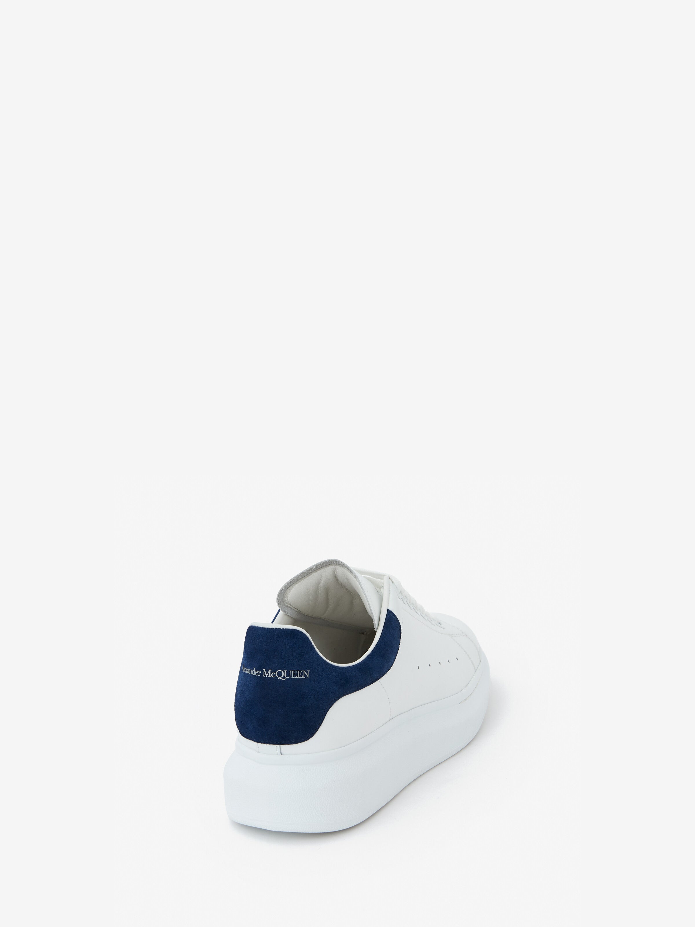 Men's Oversized Sneaker in White/Paris Bleu