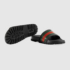 GUCCI WEB SLIDE SANDAL