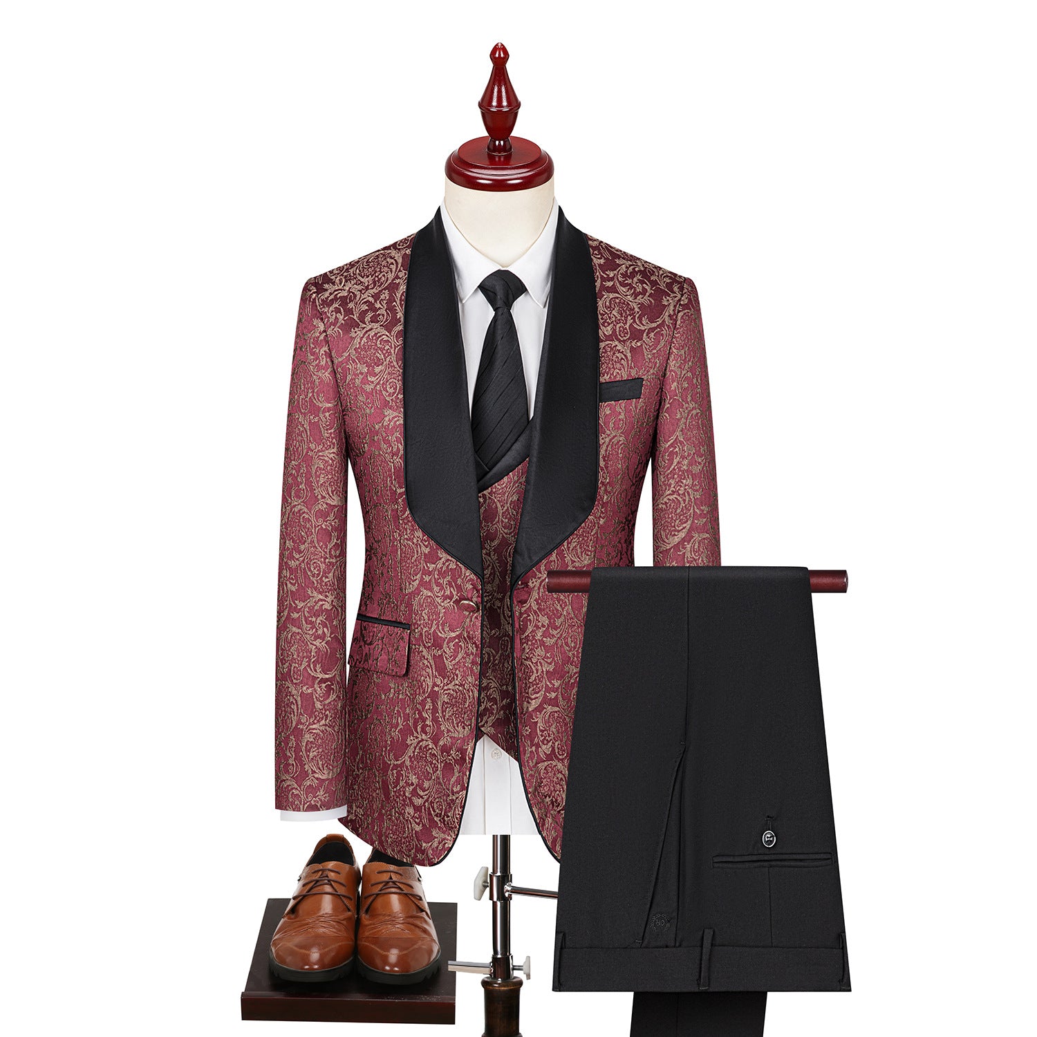 Men's Jacquard Suit Wedding Dress