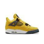 Air Jordan Retro 4-Style Sneakers – Lightning Yellow Edition