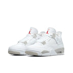 Air Jordan Retro 4-Style Sneakers – White Cement Edition