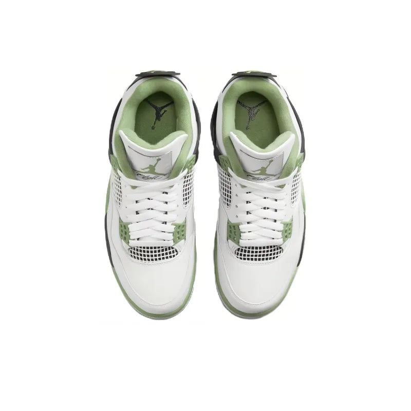 Air Jordan Retro 4-Style Sneakers – Seafoam Edition