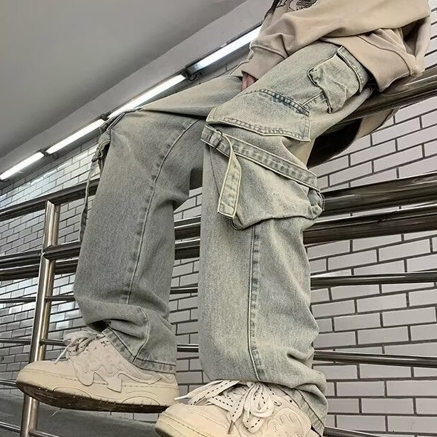 Trendy Japanese Style Youth All-Matching Jeans