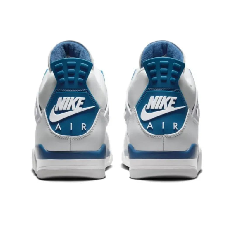 Air Jordan Retro 4‑Style Sneakers – Military Blue Edition