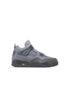 Jordn Retro 4‑Style Sneakers – Wet Cement Edit