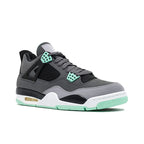 Air Jordan Retro 4-Style Sneakers – Green Glow Edition
