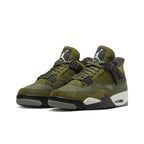 Jordan Retro 4-Style Sneakers – Olive Craft Edition