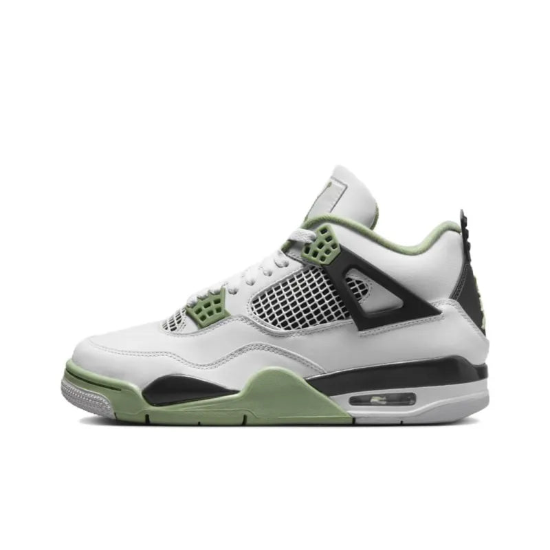 Air Jordan Retro 4-Style Sneakers – Seafoam Edition