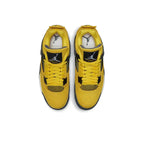 Air Jordan Retro 4-Style Sneakers – Lightning Yellow Edition