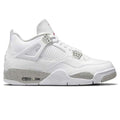 Jordan Retro 4-Style Sneakers – White Cement Edition