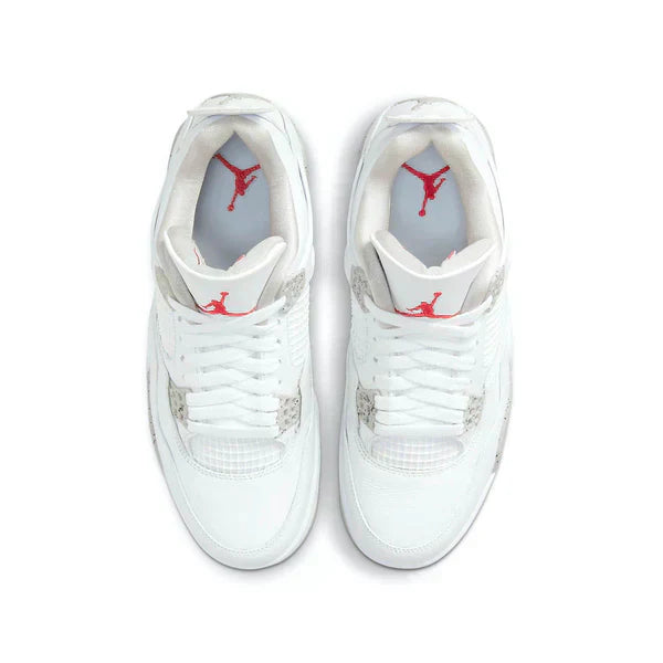 Jordan Retro 4-Style Sneakers – White Cement Edition