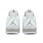 Jordan Retro 4-Style Sneakers – White Cement Edition
