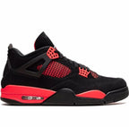 Air Jordan Retro 4-Style Sneakers – Red Thunder Edition