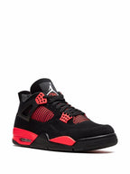 Air Jordan Retro 4-Style Sneakers – Red Thunder Edition