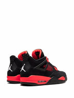 Air Jordan Retro 4-Style Sneakers – Red Thunder Edition
