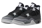 Air Jordan 4 Fear 2024 - Black, White, Cool Grey, Pure Platinum, with Iconic Quote Insole Detail