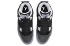Air Jordan 4 Fear 2024 - Black, White, Cool Grey, Pure Platinum, with Iconic Quote Insole Detail