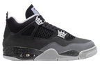 Air Jordan 4 Fear 2024 - Black, White, Cool Grey, Pure Platinum, with Iconic Quote Insole Detail