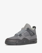 Jordn Retro 4‑Style Sneakers – Wet Cement Edit