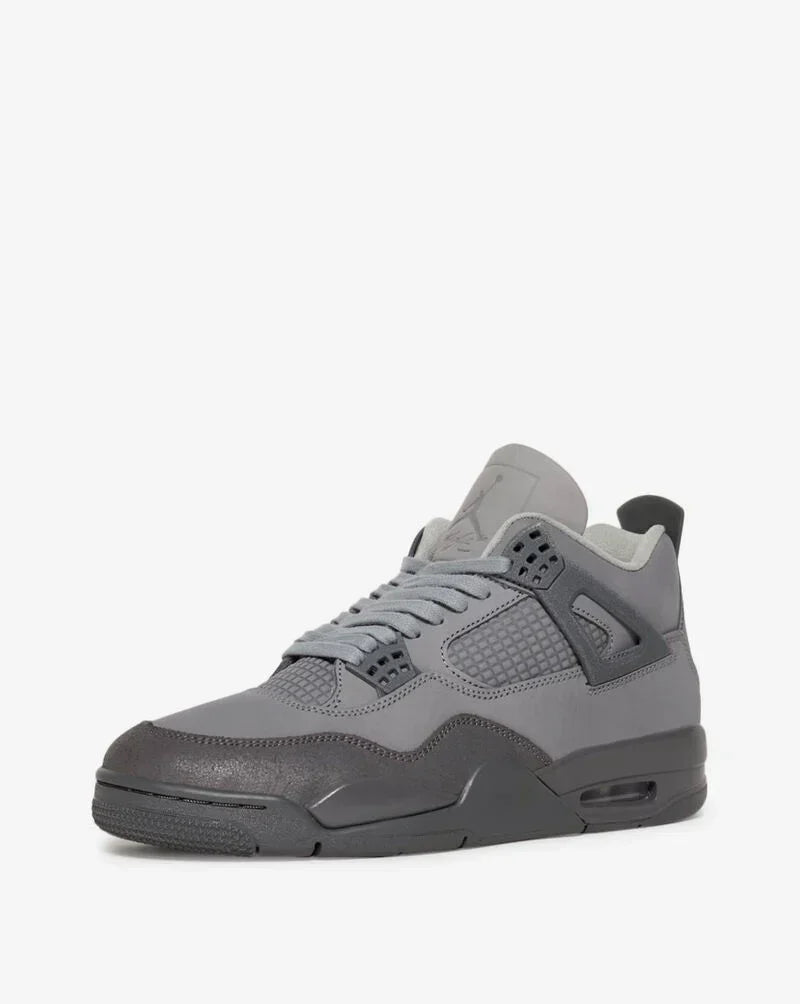 Jordn Retro 4‑Style Sneakers – Wet Cement Edit