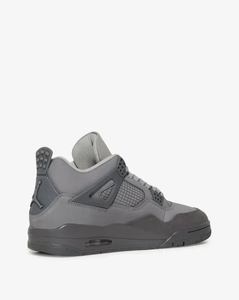 Jordn Retro 4‑Style Sneakers – Wet Cement Edit