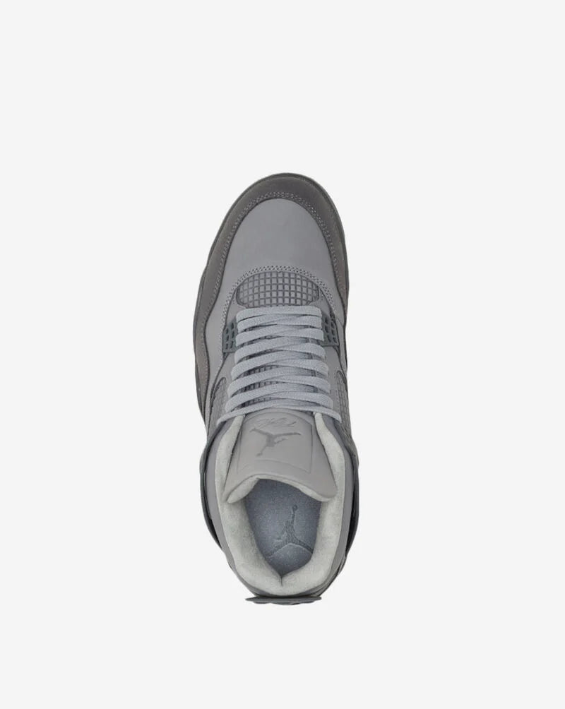 Jordn Retro 4‑Style Sneakers – Wet Cement Edit