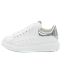 (WMNS) Alexander McQueen Oversized Sneaker 'Silver Crocodile' 553770WHYBQ9071 #
