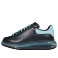 (WMNS) Alexander McQueen Oversized Sneakers 'Black Light Blue' 666893WHXMA1136 #