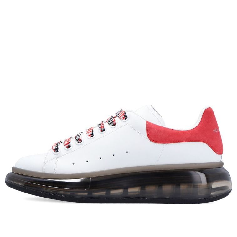 (WMNS) Alexander McQueen Oversized Transparent 'White Red' 611698WHXMA9629 #