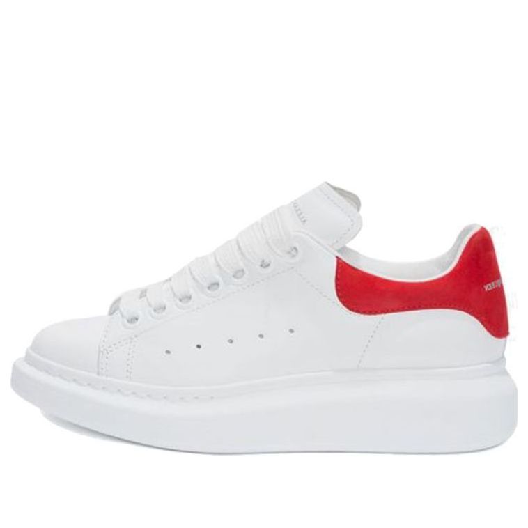 (WMNS) Alexander McQueen Oversized Sneaker 'White Red' 462214WHGP79676 #