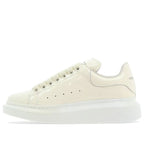 (WMNS) Alexander McQueen Glossy Low-Top Sneakers 'Cream White' 718130WIA347904 #