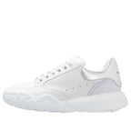 (WMNS) Alexander McQueen Court Trainer 'White Silver' 709033WIAAZ8879 #